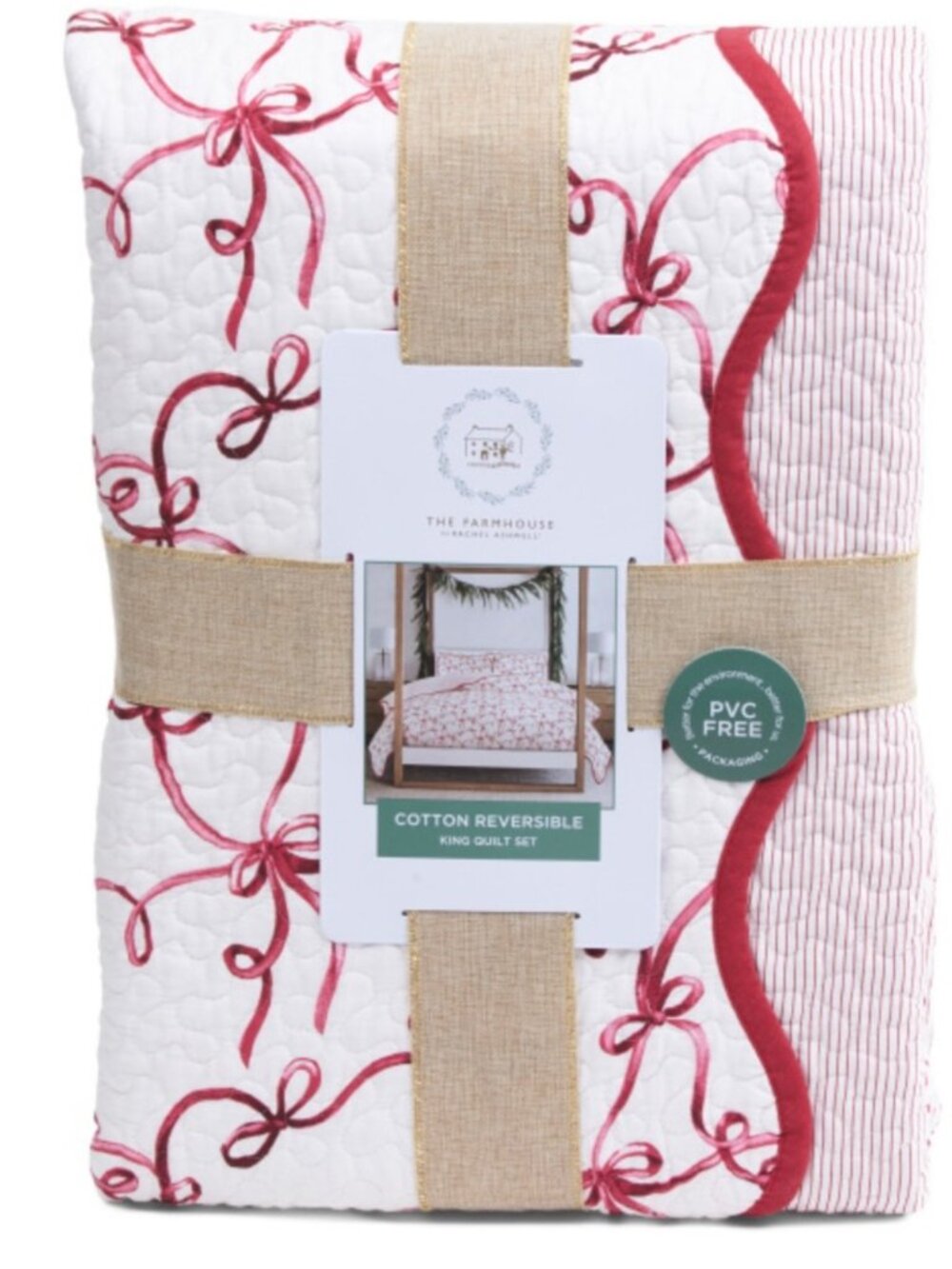 The Farmhouse By Rachel ASHWELL Reversible Cotton Quilt Set